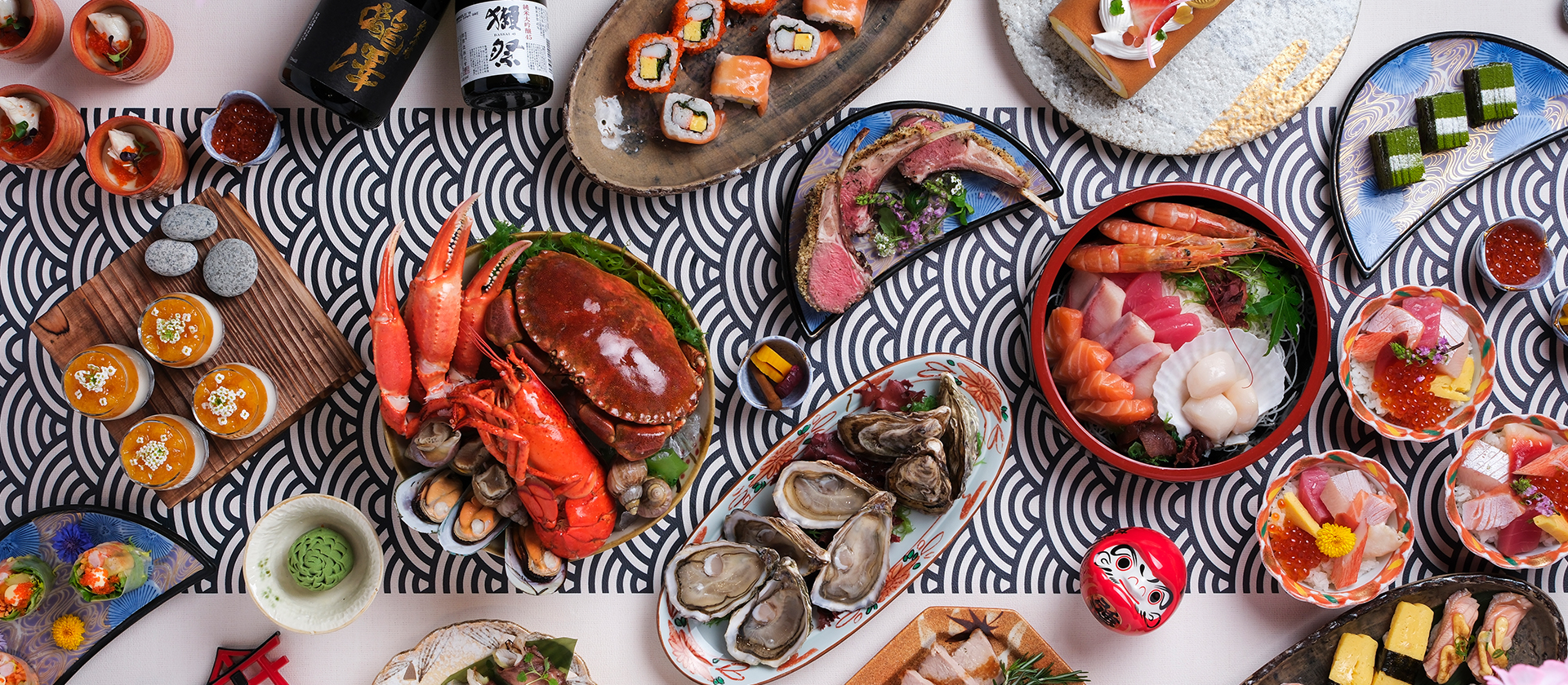 The Café<br>
Flavors of Japanese Ocean Treasures Buffet<br>
Buy-2-Get-1 Offer for Dinner Buffet